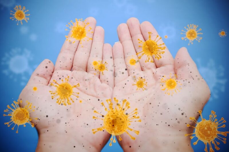 Ozone for hand sanitizing